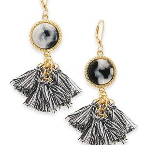 INC Gold-Tone Multi-Tassel Drop Earrings